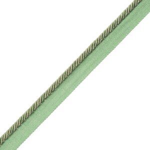 Samuel & Sons 5.5 + 1.8+ 2 Yards 1/4" Annecy Cord Tape Green Fabric Trim 3 Piece